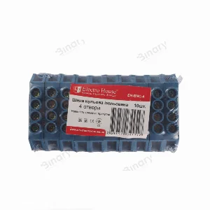 Шина нульова ізольована 4 отвори