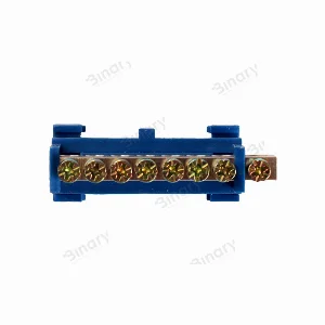 Шина нульова 8 отворів На DIN рейку