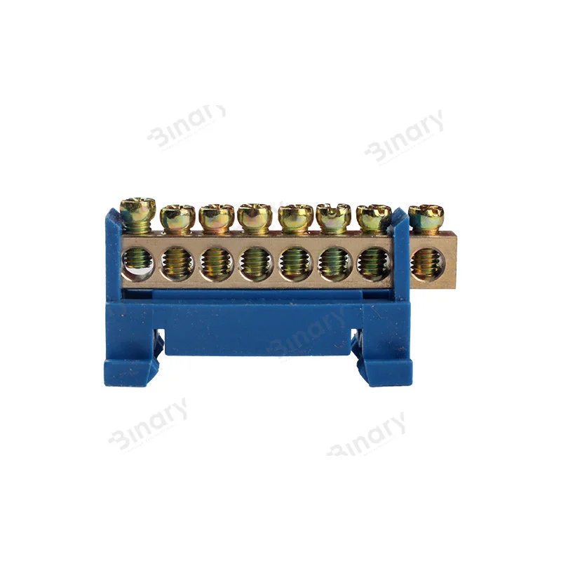 Шина нульова 8 отворів На DIN рейку — фото 3