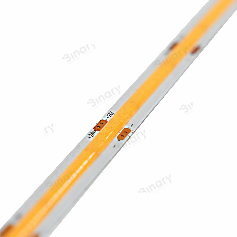 LED стрічка 9Вт 24 В COB 252 діодів 100Лм/Вт нейтральний білий 4500K (серія COB), гарантія 3 роки — фото 2