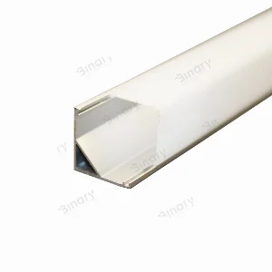 Комплект анодованого ал. кутового профілю та мат. квадратного розсіювача