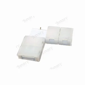 Коннектор угловой 8мм 2 зажима-плата 2pin