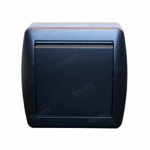 Вимикач одноклавішний Acura Графіт