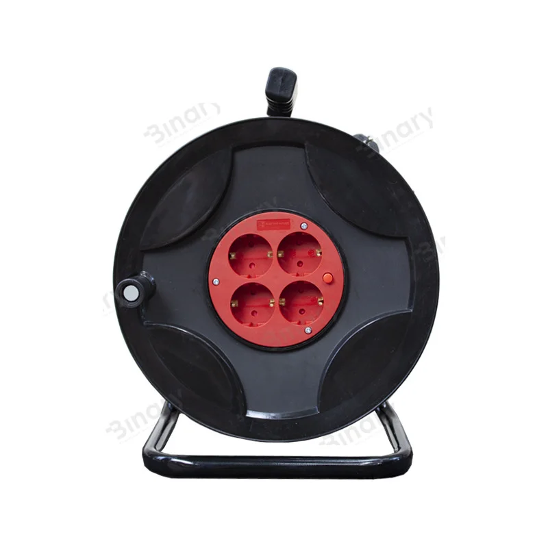 Подовжувач на котушці із заземленням 20 м 4 гнізда