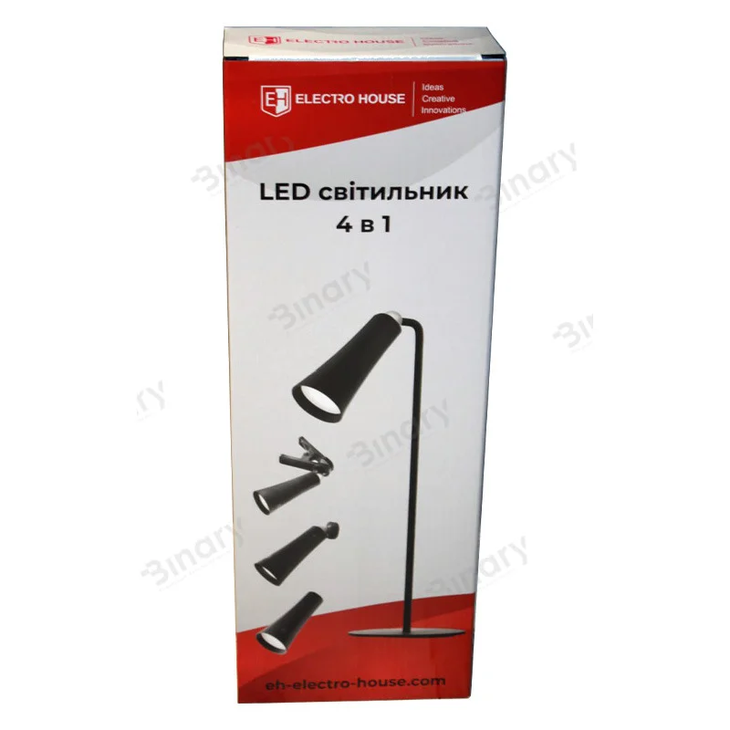 LED світильник 4 в 1 Чорний — фото 4