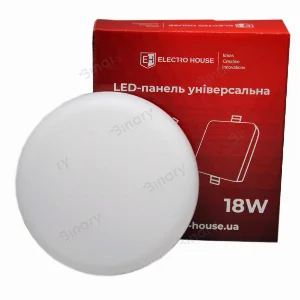 LED панель універсальна Кругла 4000К 18 Вт 1500 Лм