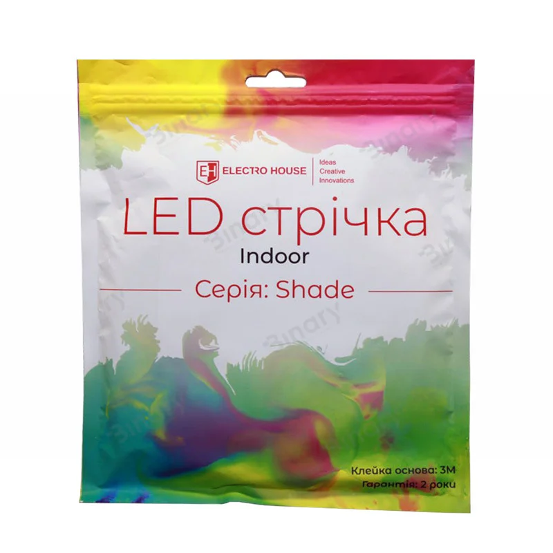 LED стрічка 12Вт 12В SMD5050 60 діодів RGB серія Shade, гарантія 2 роки