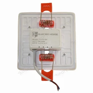 LED панель універсальна квадратна 100 мм 9Вт, холодний білий 6500К, 800 Лм — фото 1