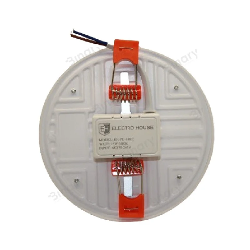 LED панель універсальна кругла Ø120 мм 18Вт, холодний білий 6500К, 1500 Лм