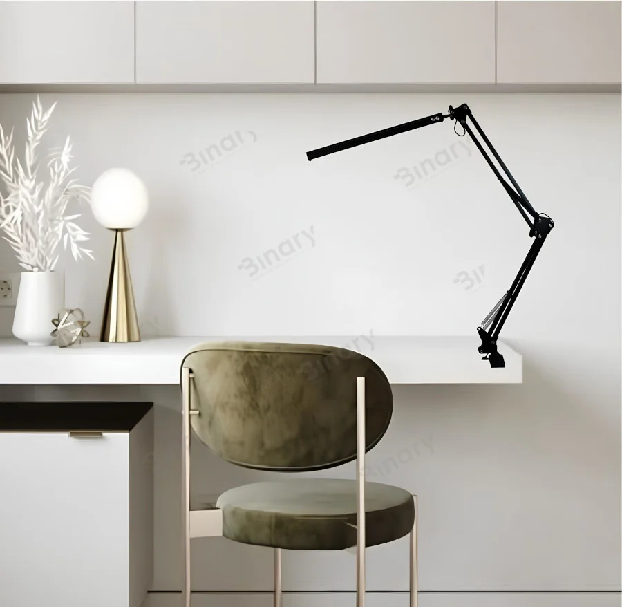 LED світильник на струбцині FocusPro 11Вт, чорний