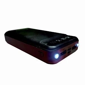 Power Bank 20000 mAh з ліхтариком type-c чорний