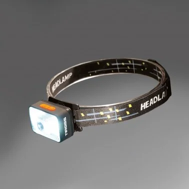 Ліхтарик з акумулятором налобний квадратний — фото 3