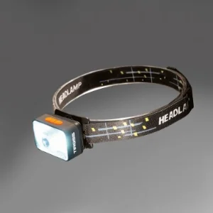 Ліхтарик з акумулятором налобний квадратний