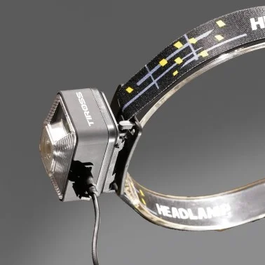 Ліхтарик з акумулятором налобний квадратний