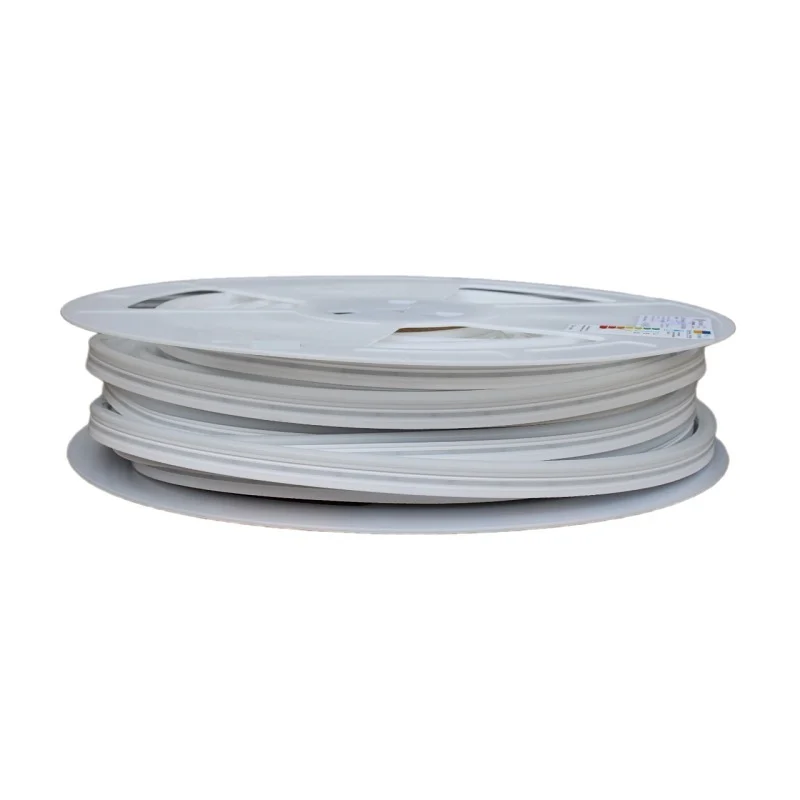 LED неонова стрічка 10Вт 12В 6х12 мм, SMD2835 120 діодів, 230 Лм, теплий білий 3000K, серія Neon Electro House by Rishang