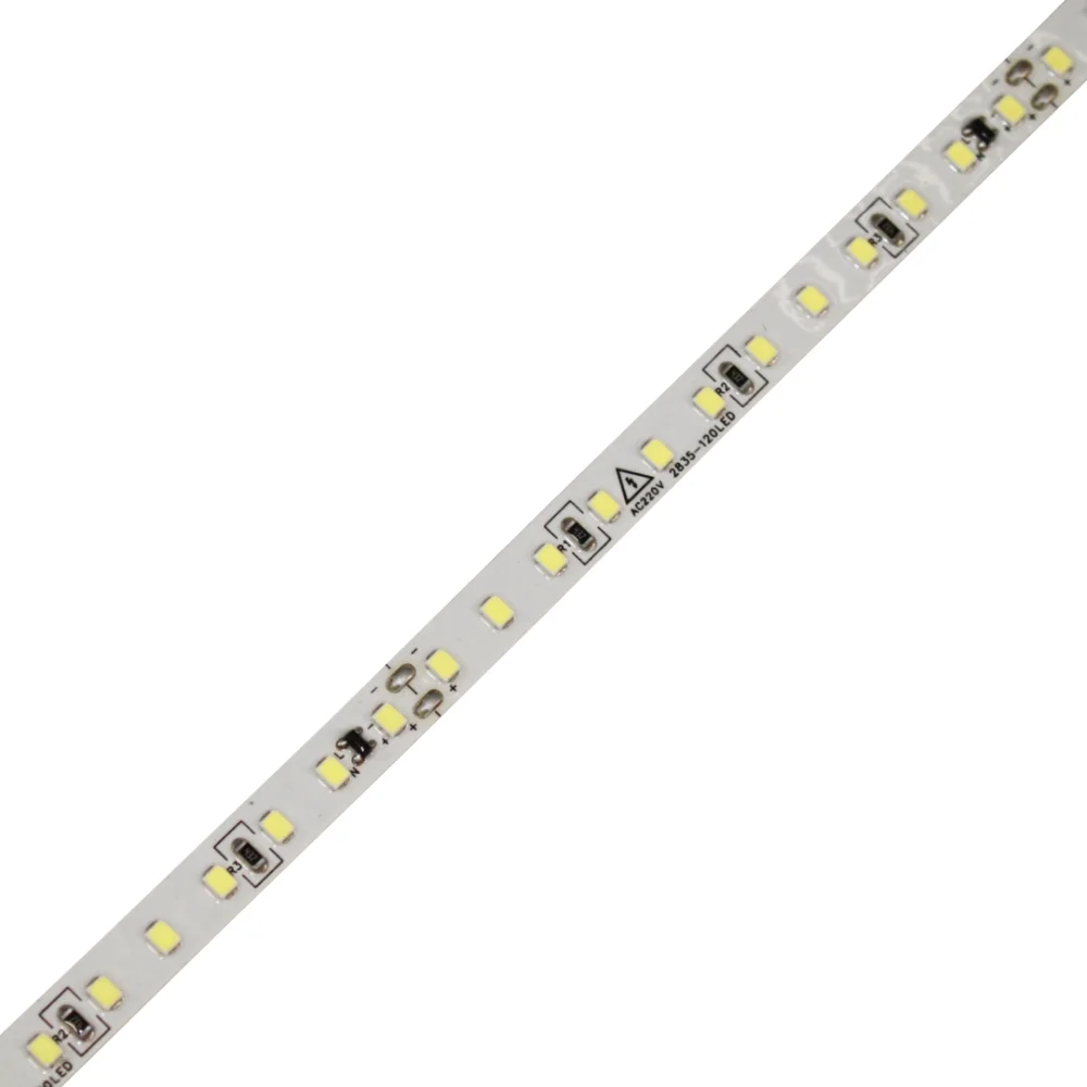 LED стрічка  8,5Вт 220 В  900 Лм , SMD2835 120 діодів, холодний білий 6500К, серія Shade, гарантія 2 роки