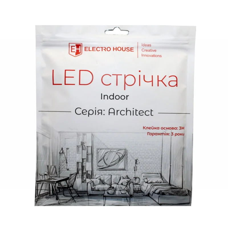 LED стрічка 13,5 Вт 12В рожевий,  серія Architect, гарантія 3 роки — фото 3