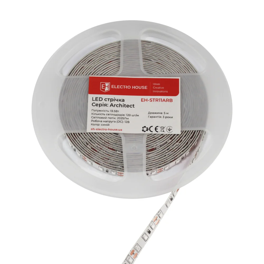 LED стрічка 13,5 Вт 12В синій, серія Architect, гарантія 3 роки — фото 2
