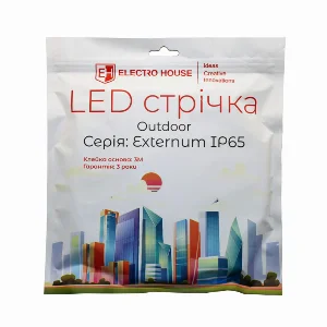 LED стрічка 14Вт 12В 180 діодів, рожевий,  IP65 , серія Externum IP65 , гарантія 3 роки
