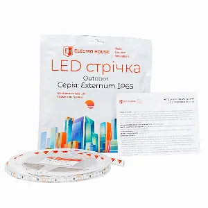 LED стрічка  14Вт 12В SMD2835 180 діодів, синій, серія Externum IP65 , гарантія 3 роки