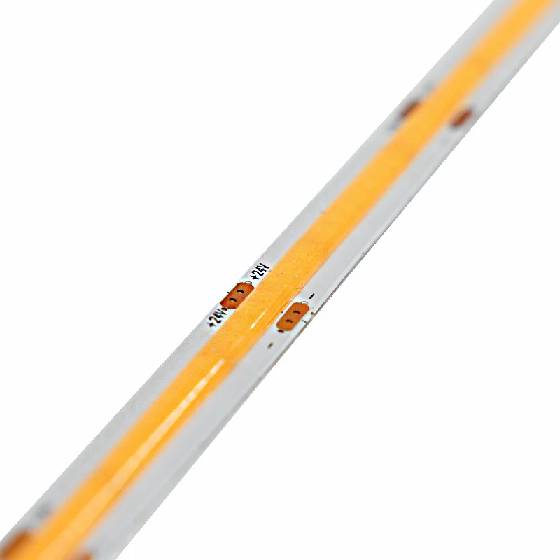 LED стрічка 10Вт 24В COB  320 діодів 100Лм/Вт теплий білий 3000K, серія COB, гарантія 3 роки — фото 2