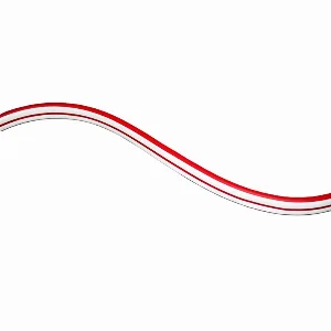 LED неонова стрічка 10Вт 12В 6х12 мм SMD2835 120 діодів 120Лм/Вт червоний, серія Neon, гарантія 3 роки