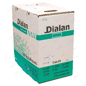Витая пара FTP Сat.5E 2PR CU (350МГц) PVC Indoor 305м Dialan