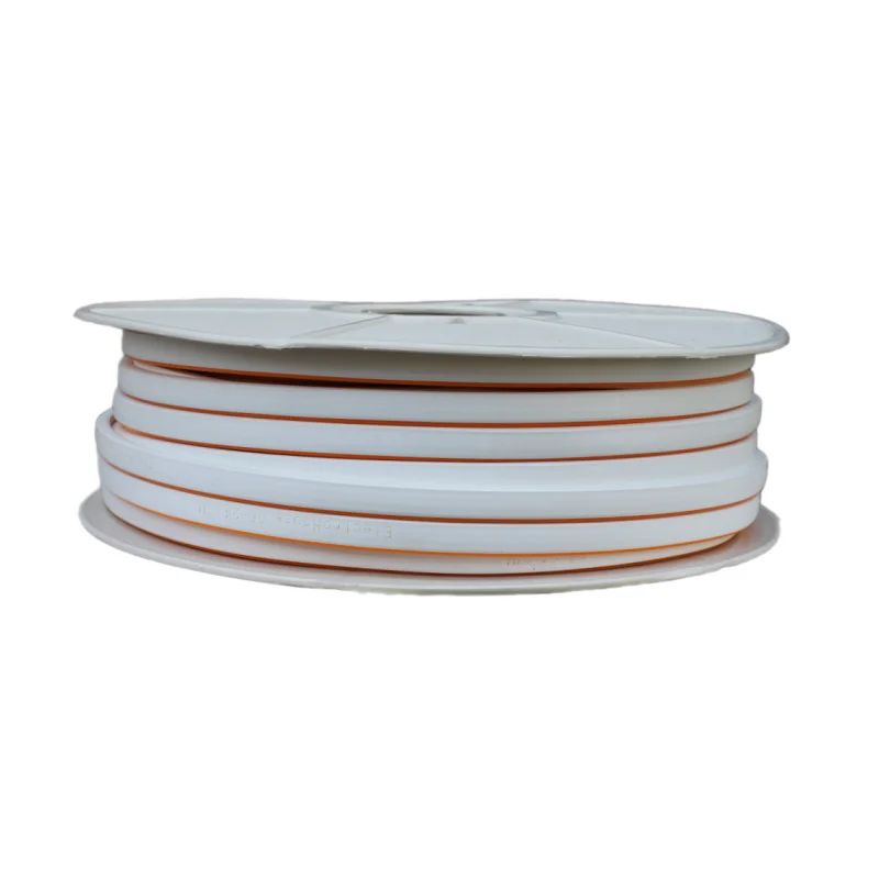 LED неонова стрічка 10Вт 12В 8х16 мм SMD2835 120 діодів 120Лм/Вт амбер, серія Neon, гарантія 3 роки