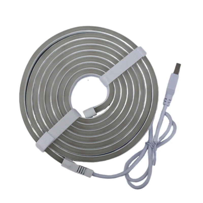 LED неонова стрічка 10Вт 5В 6х12 мм SMD2835 96 діодів нейтральний білий 4000К, серія Neon 5V, гарантія 3 роки