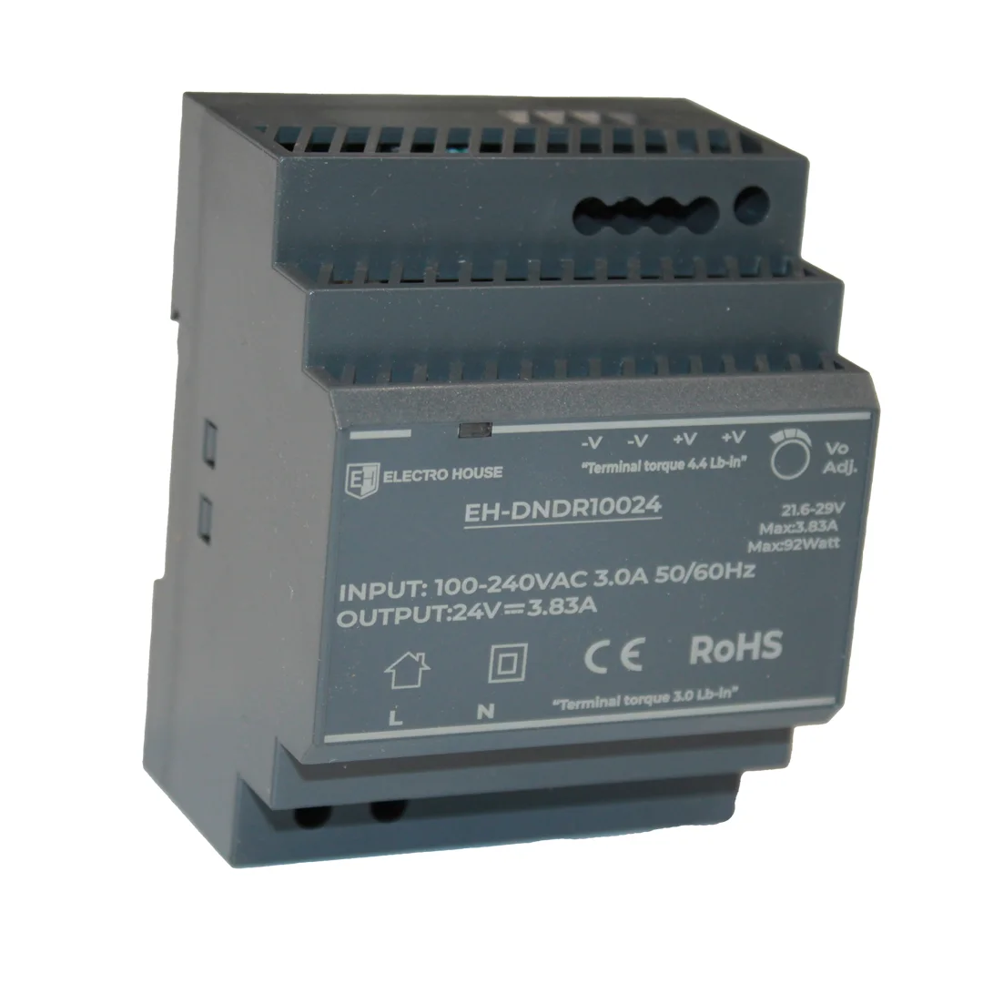 Блок живлення на DIN-рейку 92 Вт  3,83 А  24В — фото 2