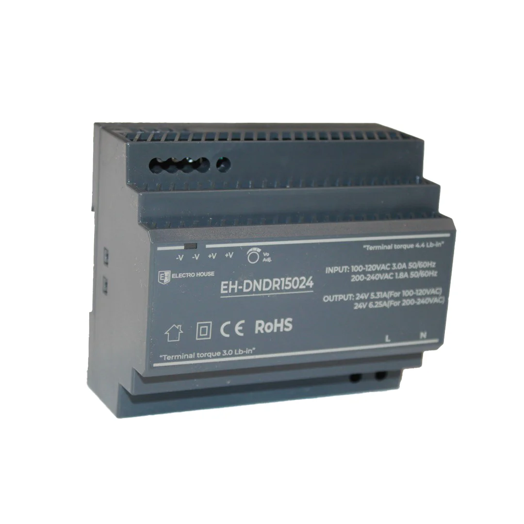 Блок живлення на DIN-рейку 150 Вт  6,25 A  24В — фото 2