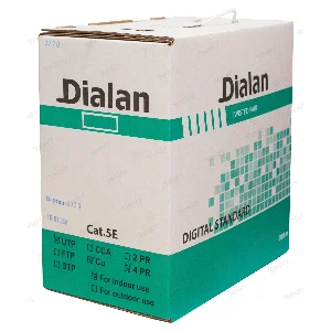 Вита пара UTP Cat.5E 4PR CU (100 МГц) PVC Indoor 305м Dialan
