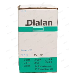 Вита пара UTP Cat.5E 4PR CU (100 МГц) PVC Indoor 305м Dialan — фото 5