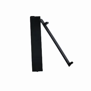 Заглушка для профілю під плінтус 13,6*64,4 мм, чорний