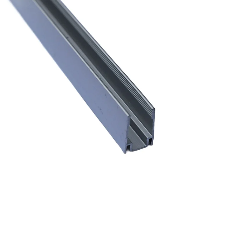 Профіль алюмінієвий для неонової LED стрічки 8х16 мм 2 м, накладний, срібний