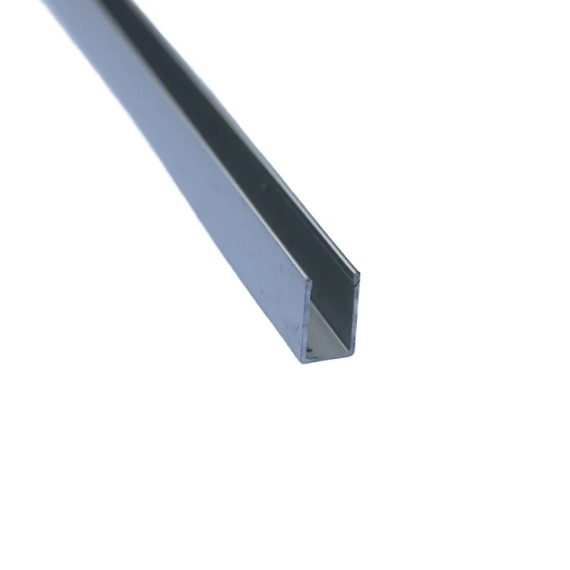 Профіль алюмінієвий для неонової LED стрічки 6х12 мм 2 м, накладний, срібний