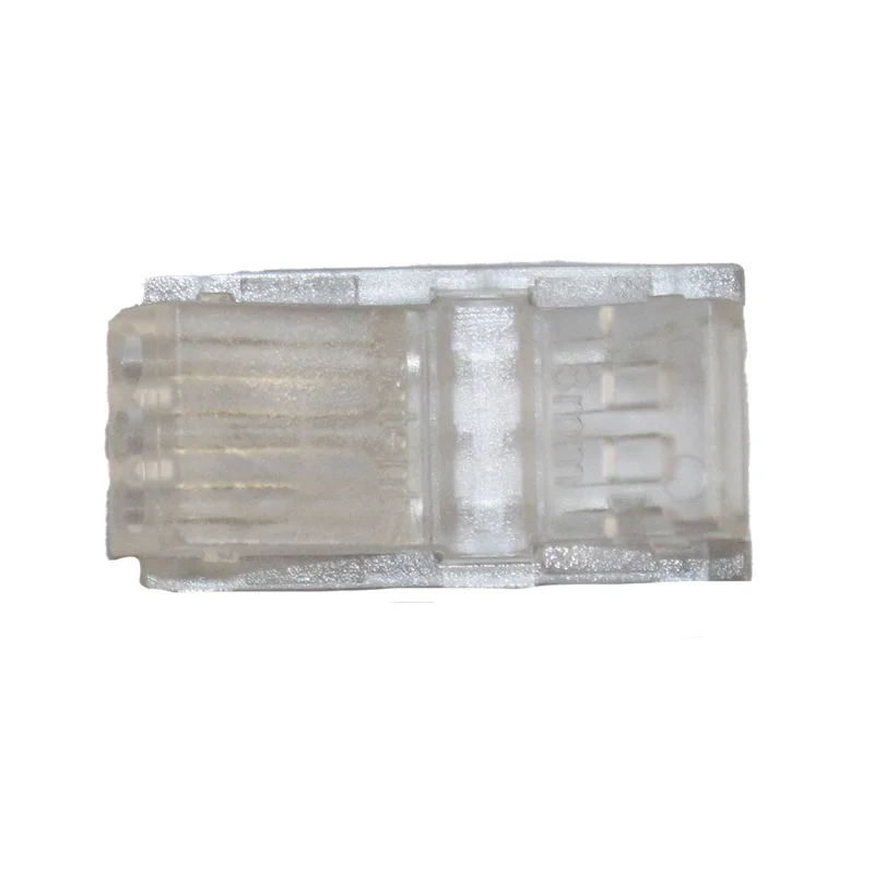 Конектор  прямий 8 мм  стрічка-провід IP20 , прозорий