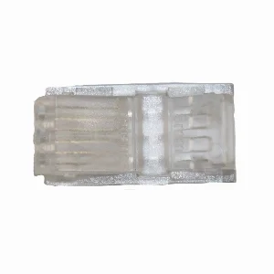 Конектор  прямий 8 мм  стрічка-провід IP20 , прозорий