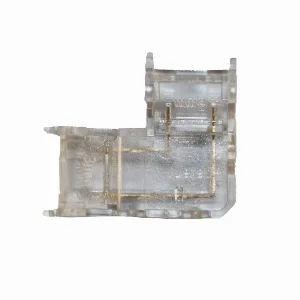 Конектор  L-подібний 8 мм  стрічка-стрічка IP20 , прозорий