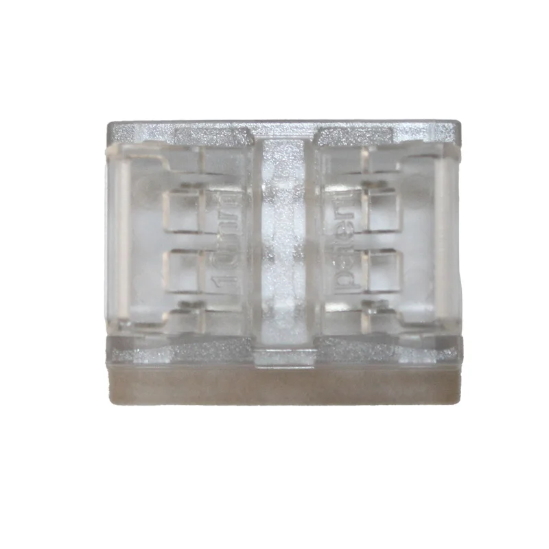 Конектор  прямий 10 мм стрічка-стрічка IP65 , прозорий