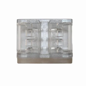 Конектор  прямий 10 мм стрічка-стрічка IP65 , прозорий