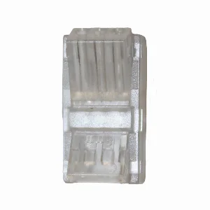 Конектор  прямий 8 мм  стрічка-провід IP65 , прозорий