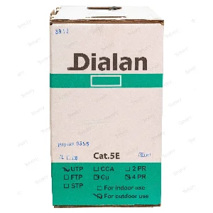 Вита пара UTP Сat.5Е 4PR Cu (100МГц) PE Outdoor 305м Dialan — фото 3