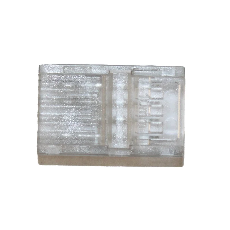 Конектор  прямий 10 мм стрічка-провід RGB IP20 , прозорий