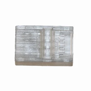 Конектор  прямий 10 мм стрічка-провід RGB IP20 , прозорий