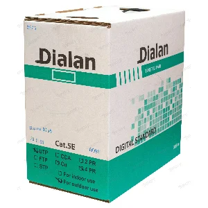 Вита пара UTP Сat.5Е 4PR Cu (350МГц) PE Outdoor 305м Dialan