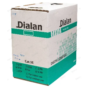 Вита пара FTP Cat.5E 4PR Cu (100МГц) PE Outdoor 305м Dialan