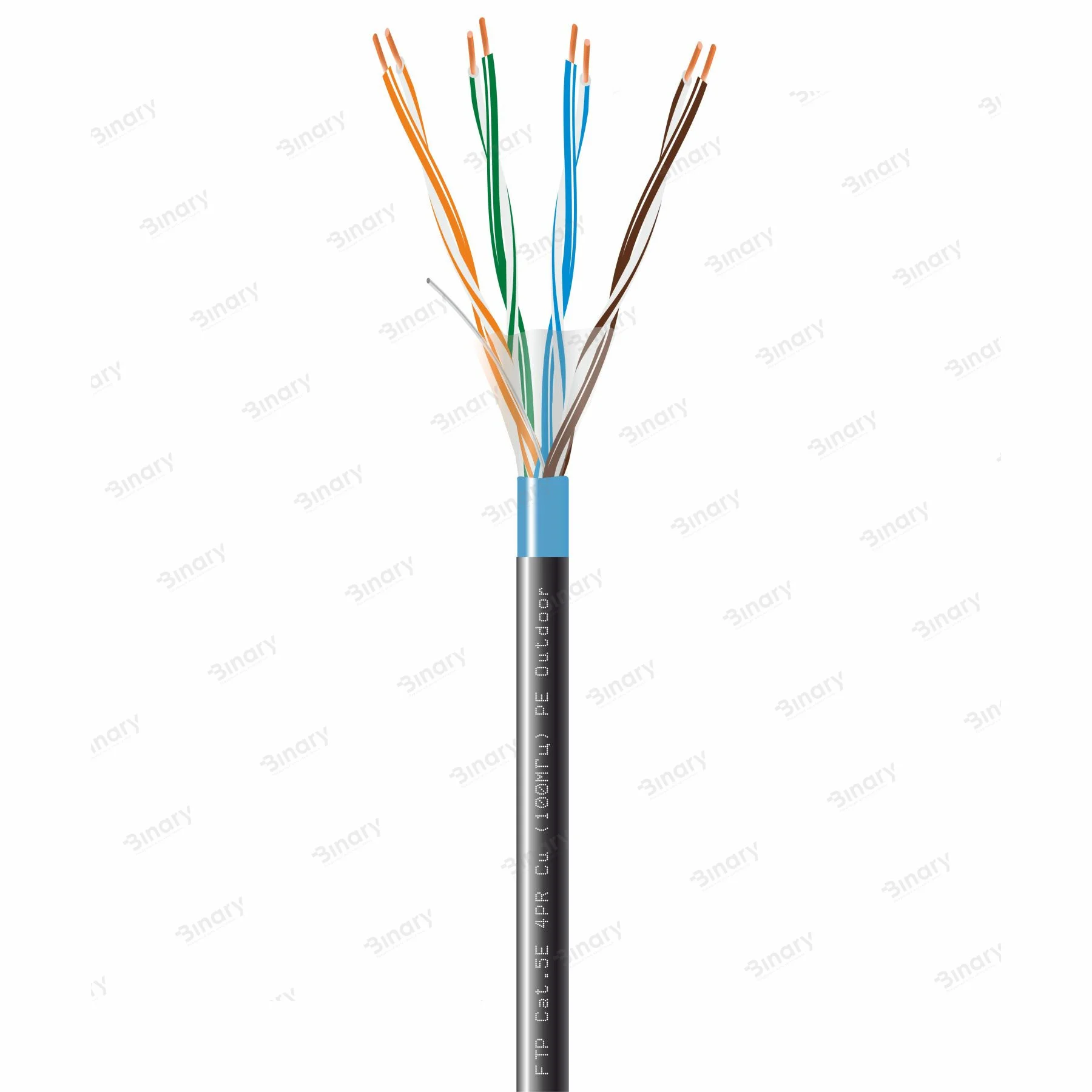 Вита пара FTP Cat.5E 4PR Cu (100МГц) PE Outdoor 305м Dialan
