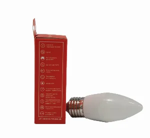 LED  лампа С37 5Вт E27 4100К 450 Лм 165-265 В