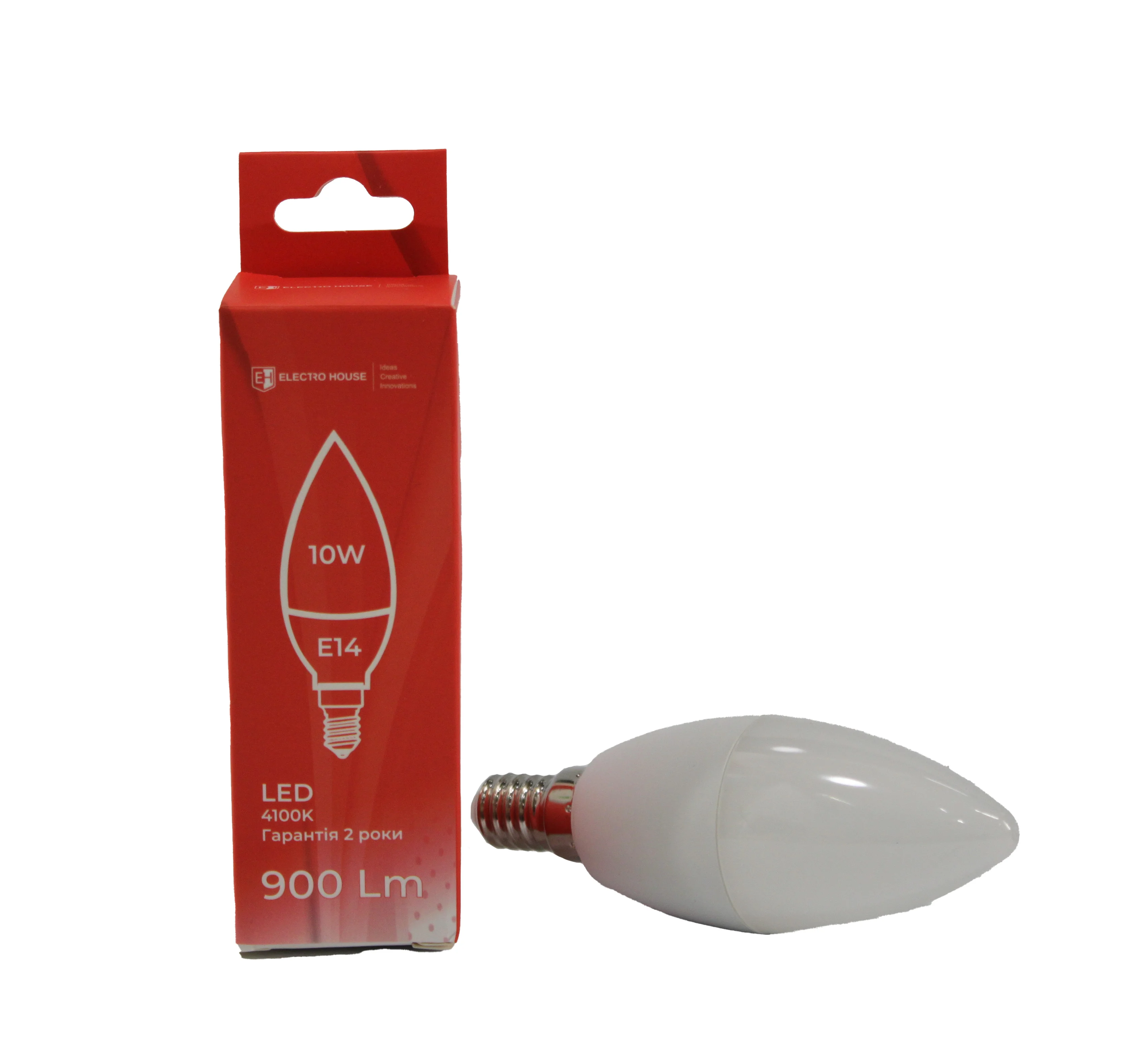 LED лампа С37  10Вт E14  4100К 900 Лм  165-265 В — фото 3